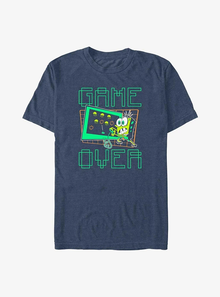 Spongebob Squarepants Game Over Big & Tall T-Shirt