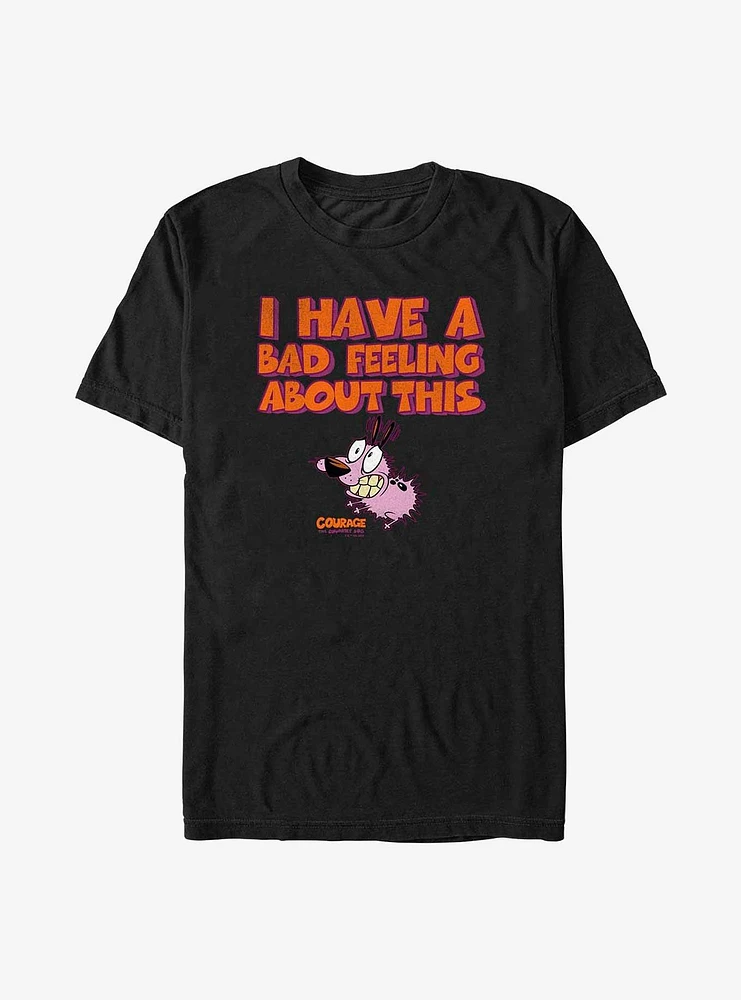 Courage the Cowardly Dog Got A Bad Feeling Big & Tall T-Shirt