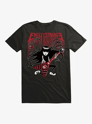 Emily The Strange Hair Guitar T-Shirt