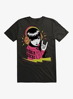 Emily The Strange Rocks Lightning Bolt T-Shirt