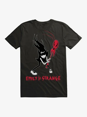 Emily The Strange Guitar Slam Black T-Shirt