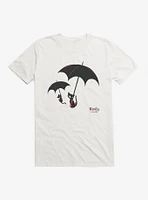 Emily The Strange Umbrella Cats T-Shirt