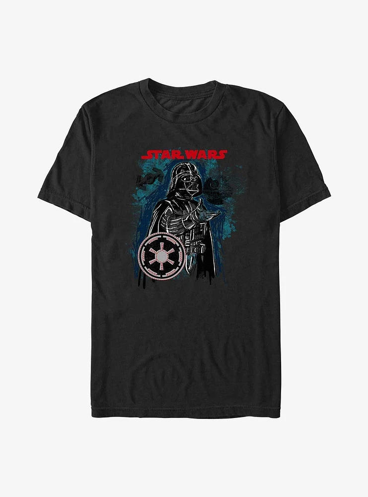 Star Wars Vader Grunge Big & Tall T-Shirt