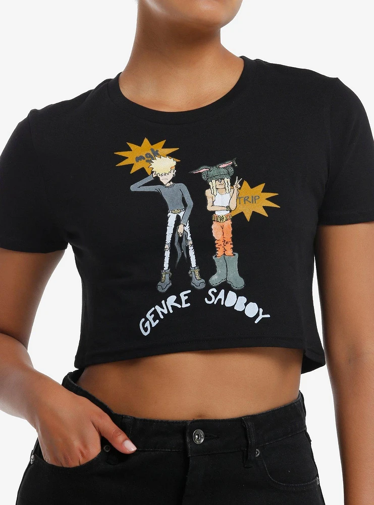 mgk X Trippie Redd genre : sadboy Anime Duo Girls Baby T-Shirt