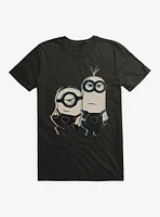 Minions Pose Sketch Art T-Shirt