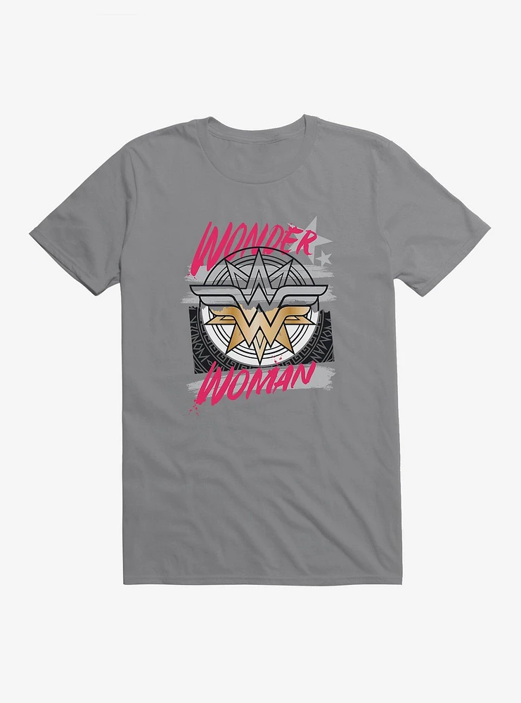 DC Comics Wonder Woman Gold Logo T-Shirt