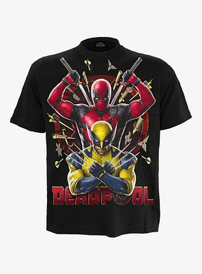 Deadpool Wolverine Bullseye T-Shirt