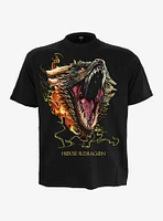 Game of Thrones Drogon Front Print T-Shirt