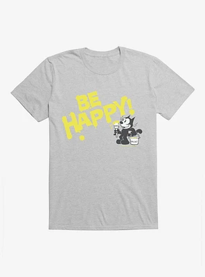 Felix The Cat Be Happy! Paint T-Shirt