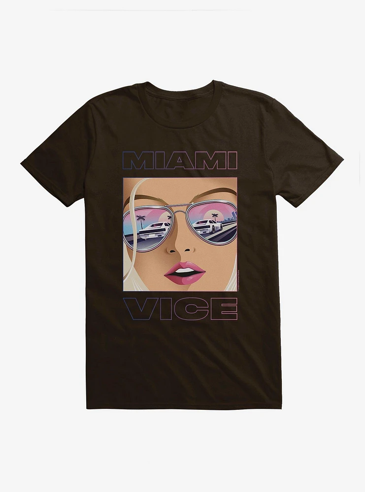 Miami Vice Sunglasses Reflection T-Shirt