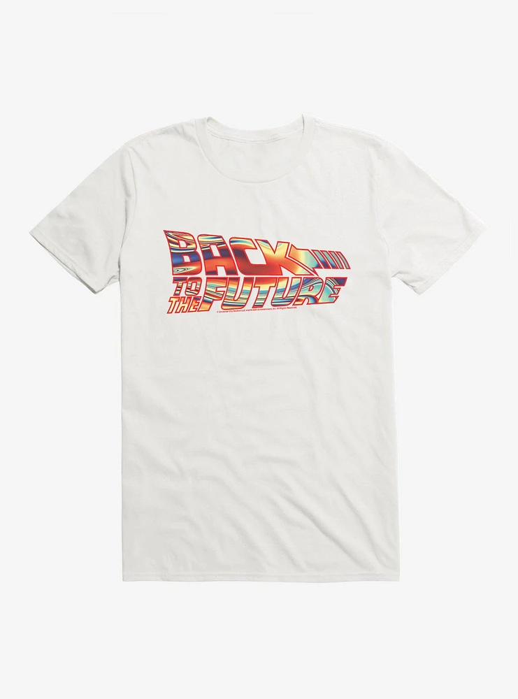 Back To The Future Fire Script T-Shirt