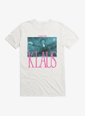 Umbrella Academy Klaus Pink Font T-Shirt