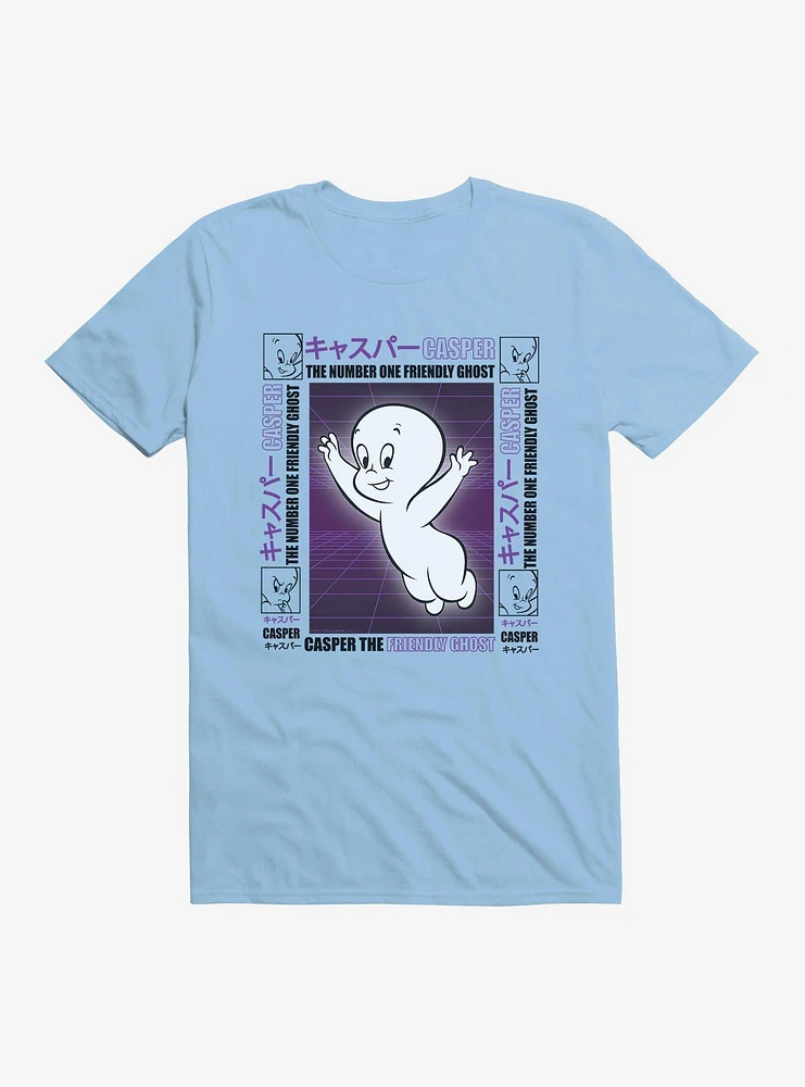 Casper The Friendly Ghost Virtual Raver Number One T-Shirt