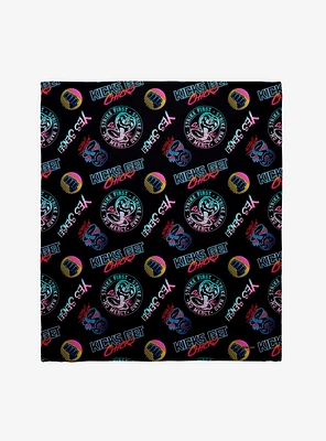 Cobra Kai Patterns Throw Blanket