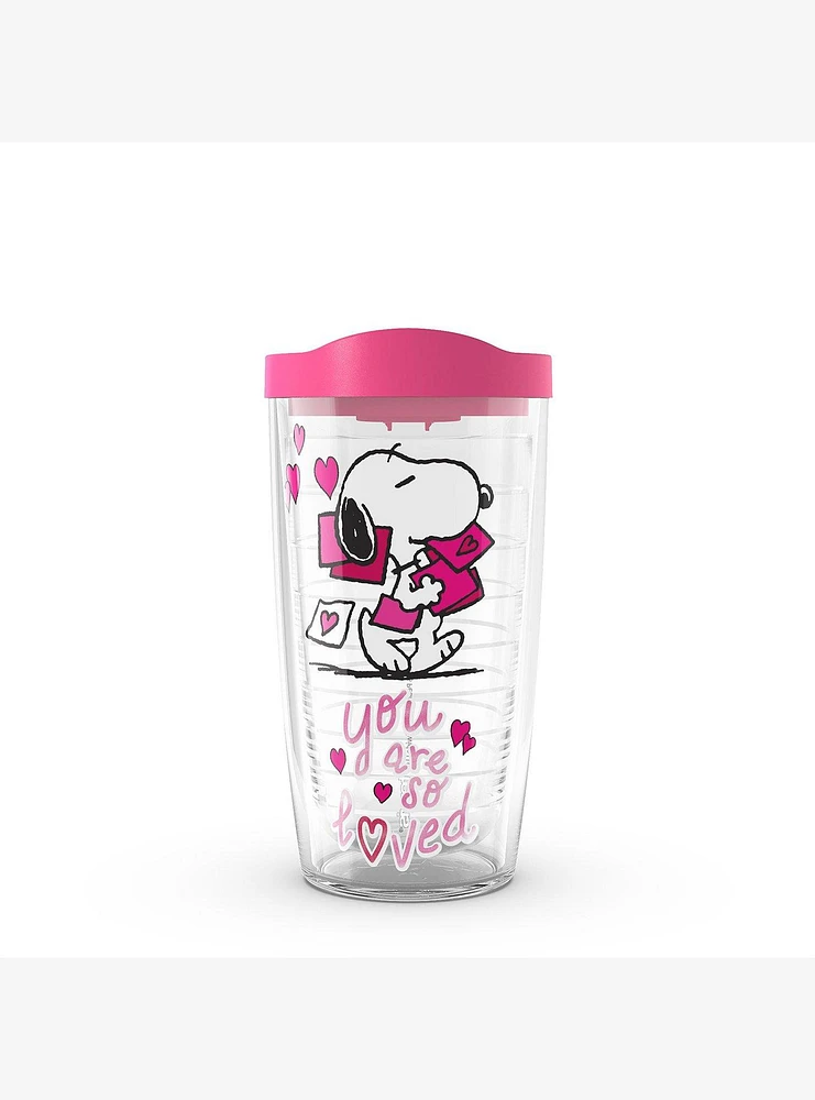 Peanuts Snoopy Love 16oz Tumbler