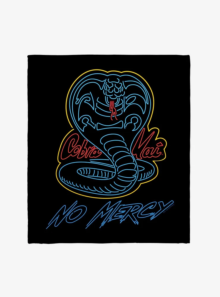 Cobra Kai No Mercy Throw Blanket