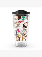 Friends Pattern 24oz Tumbler