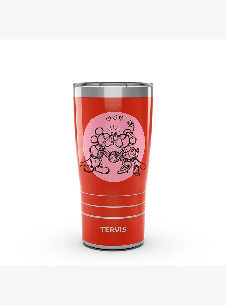 Disney Mickey and Minnie Smooch 20oz Tumbler