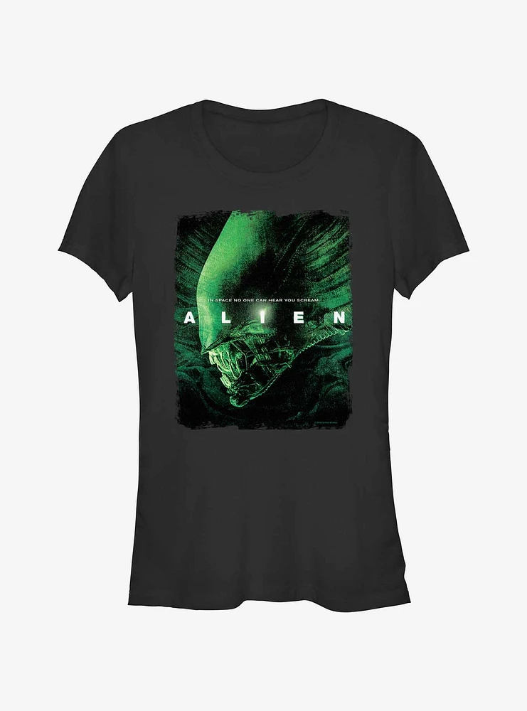 Alien No One Can Hear You Scream Girls T-Shirt