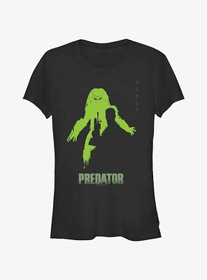 Alien Predator Glow Girls T-Shirt