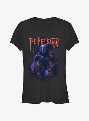 Alien Predator Metal Girls T-Shirt