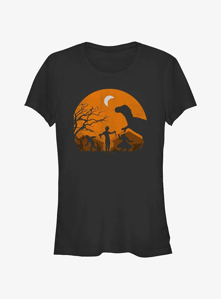 Edward Scissorhands Haunt Circle Girls T-Shirt