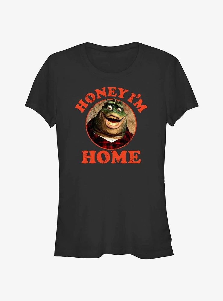 Dinosaurs Honey I'm Home Girls T-Shirt