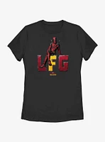 Deadpool & Wolverine LFG Sitting Womens T-Shirt