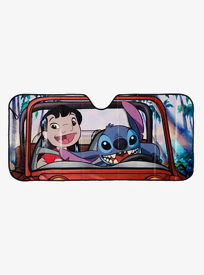 Disney Lilo & Stitch Driving Scene Sunshade - BoxLunch Exclusive