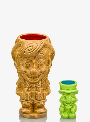 Geeki Tikis Disney Pinocchio Jiminy Cricket & Pinocchio Mug Set