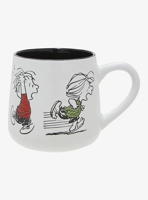 Peanuts Character Chasing Mug