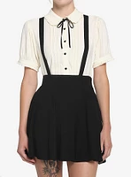 Black Suspender Circle Skirt