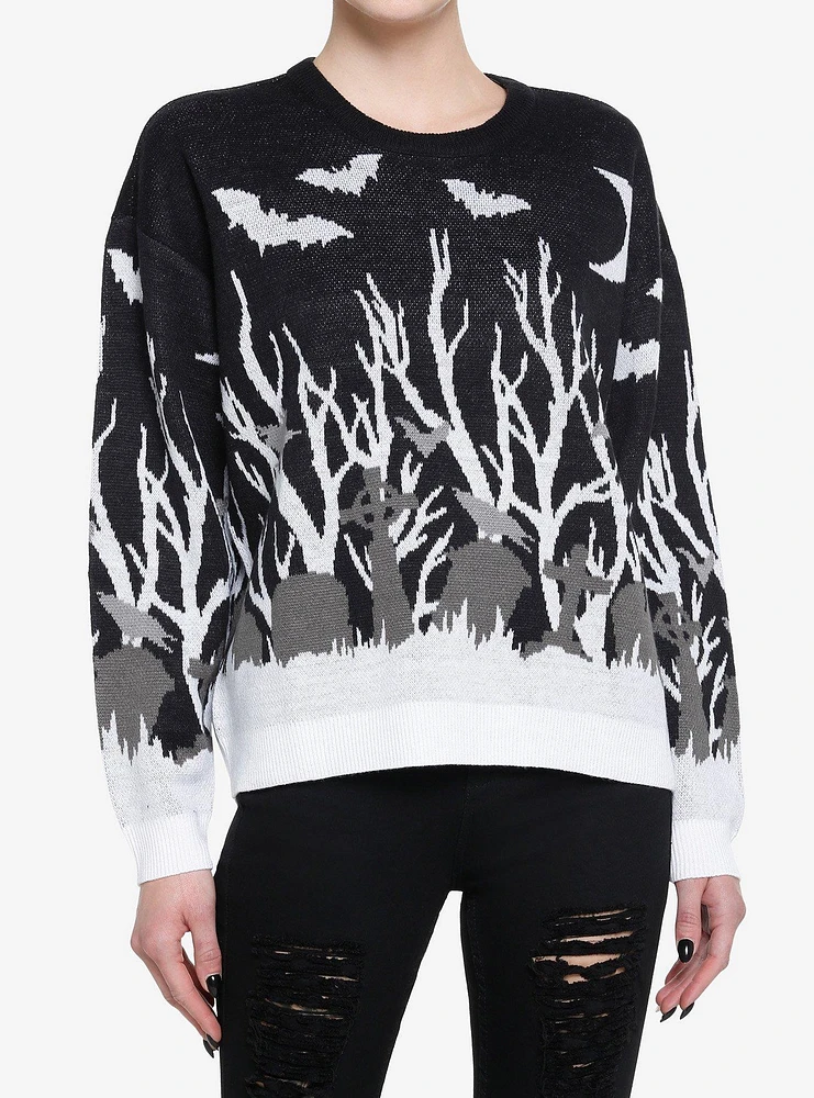 Thorn & Fable Cemetery Girls Sweater