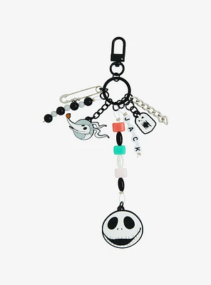 Disney The Nightmare Before Christmas Jack Skellington & Zero Multi Charm Keychain