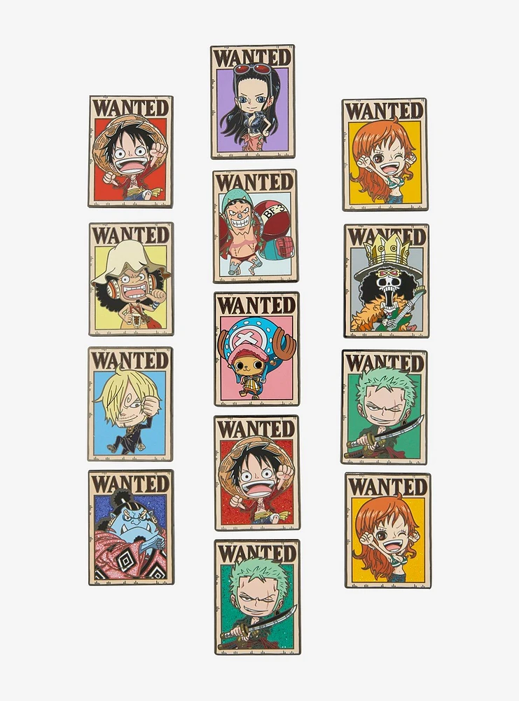 FiGPiN One Piece Wanted Crew Blind Box Enamel Pin