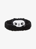 Skeleton Cat Plush Spa Headband