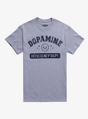 Dopamine Deficiency Department T-Shirt By Goodie Two Sleeves