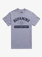 Dopamine Deficiency Department T-Shirt By Goodie Two Sleeves