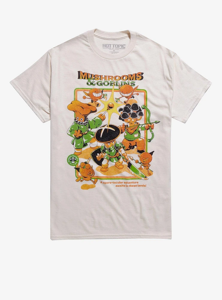 Mushrooms & Goblins T-Shirt By Ilustrata