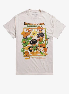 Mushrooms & Goblins T-Shirt By Ilustrata