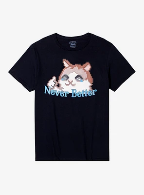 Never Better Pixel Kitty T-Shirt By Call Your Mother