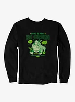 Shrek Don't Be Mean Green Sweatshirt