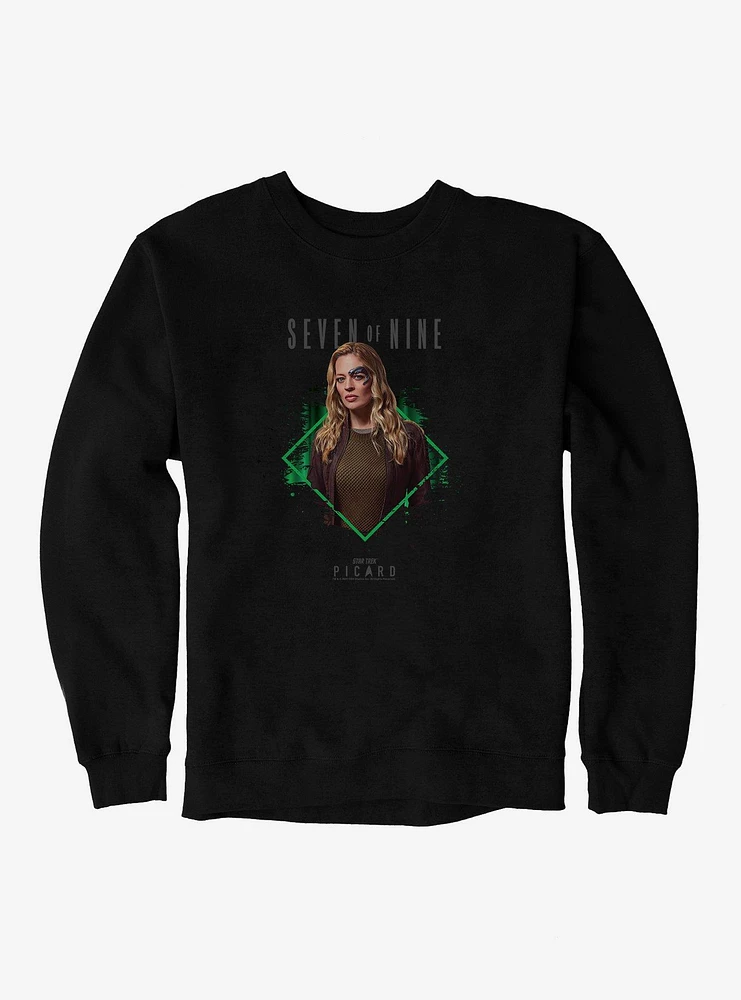 Star Trek: Picard Seven Of Nine Portrait Sweatshirt