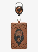 Loungefly Disney The Lion King Scar Retractable Leather Lanyard