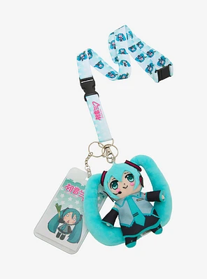 Vocaloid Hatsune Miku Plush Charm Lanyard