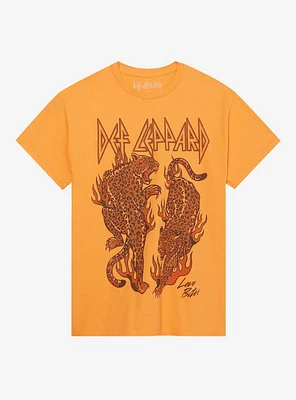 Def Leppard Love Bites Orange T-Shirt