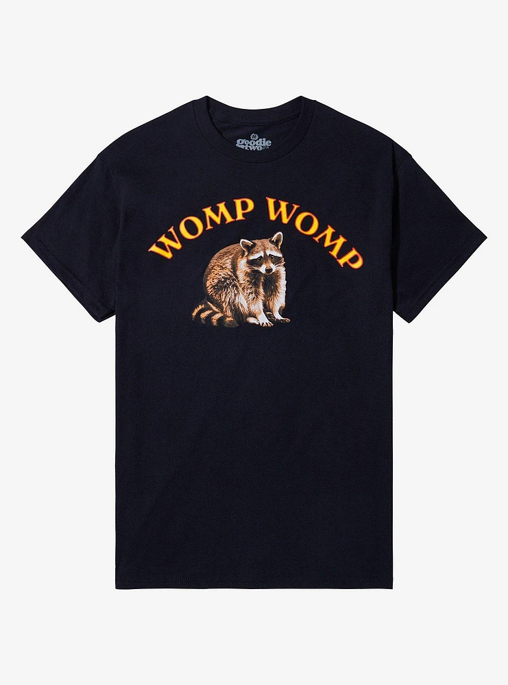 Womp Raccoon T-Shirt By Goodie Two Sleeves