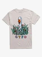 GTFO Duck T-Shirt By Popcorn Punk