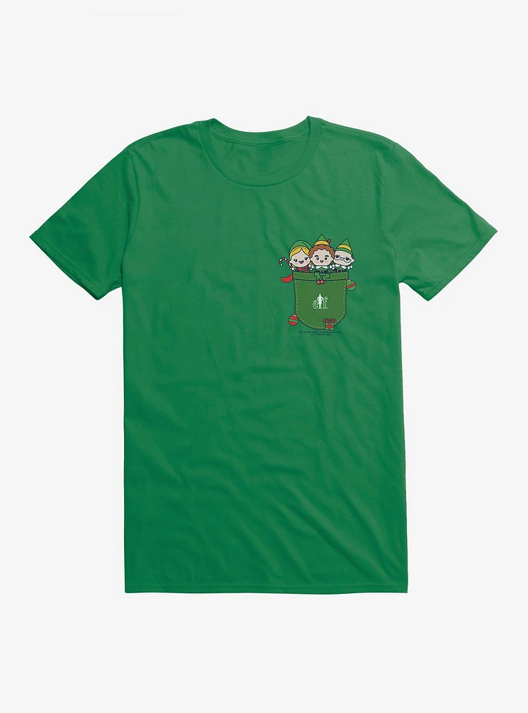 Elf Faux Pocket Elves T-Shirt