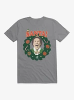 Elf Santa Buddy Wreathe T-Shirt